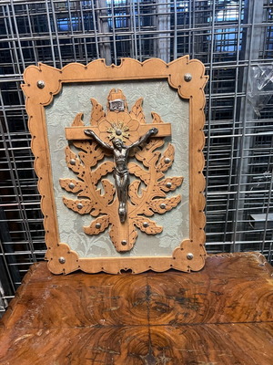 Carved Jesus Christ image used