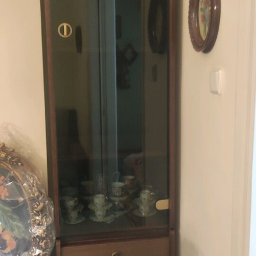 Living room showcase like new crystal cabinet