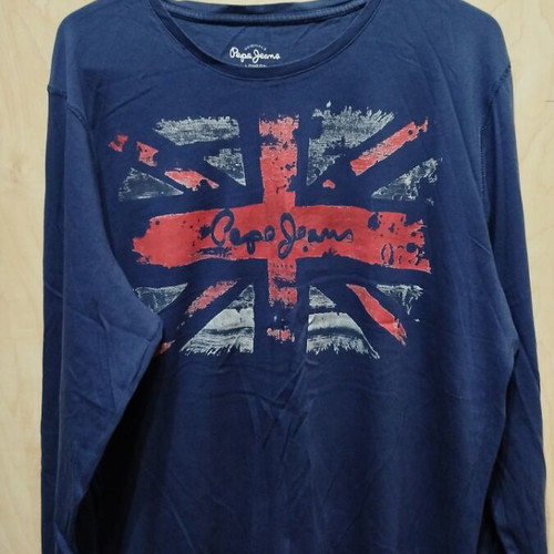 Pepe Jeans long sleeved t-shirt like new, size L-XL, blue