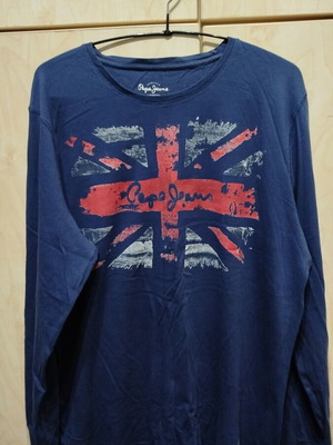 Pepe Jeans long sleeved t-shirt like new, size L-XL, blue