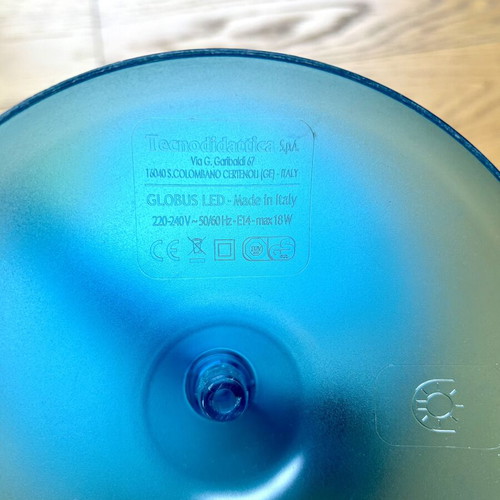 Orion Globe 30" rotating with LED light blue Tecnodidattica like new