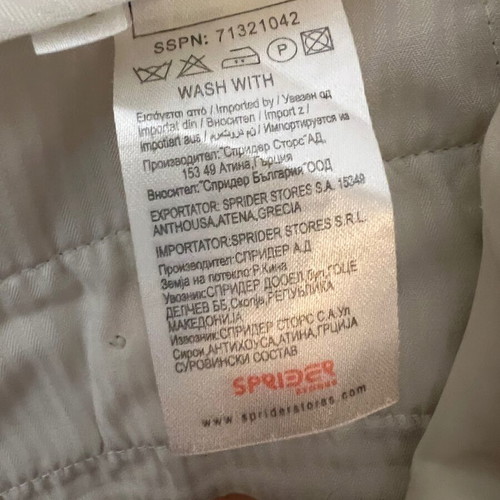 Sprider Chino Pants used, white, size 60