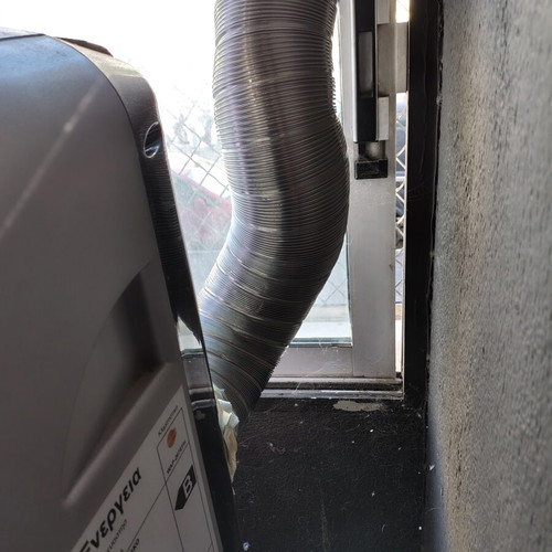 Equation air heater for hot and cold air used