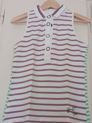 Gin tonic sleeveless striped blouse like new, multicolor, size L