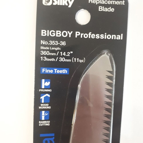Silky Saw Bigboy 360mm replacement blade new, fine teeth