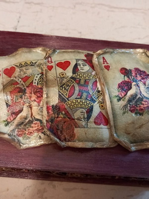 Ξύλινο κουτί για τράπουλες