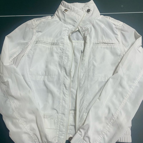 Bsb spring jacket used, white, size S
