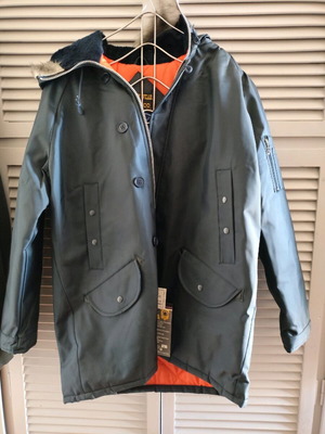 Parka jacket ανδρικό Nesco heavy blue καινούργιο, warm wear αδιάβροχο