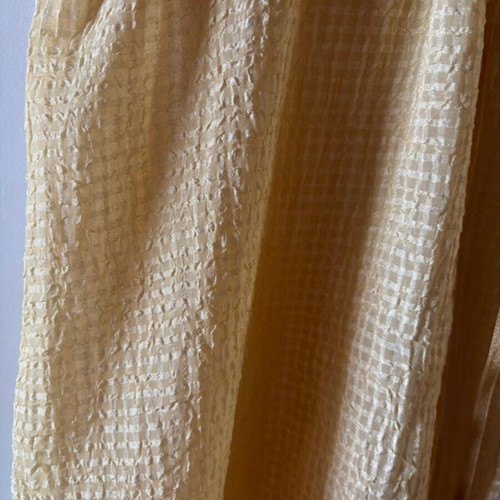Yellow dress like new, empire waist, small-medium size