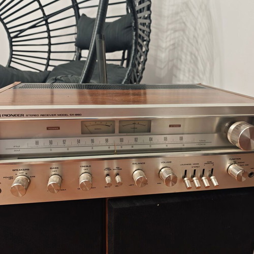 Pioneer SX-650 amplifier with Ortofon 225 speakers used, functional