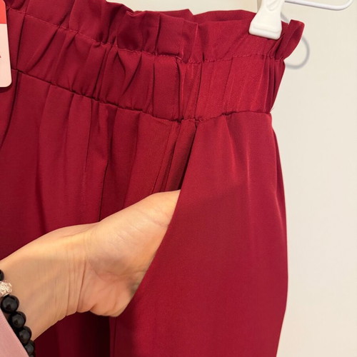 Maxi skirt Doca new, size S, red with 2 pockets