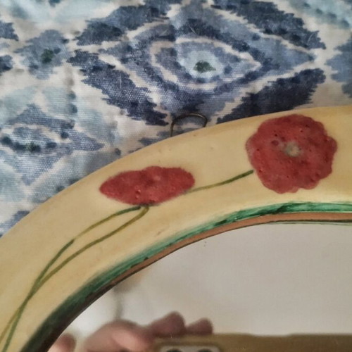 Handmade ceramic wall decor like new 20x25