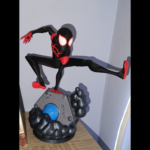 Spiderman Miles Morales 3D printed figure like new