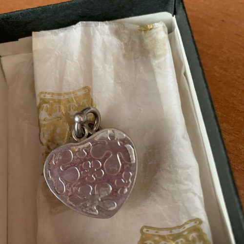 Folli Follie heart-shaped silver jewelry like new