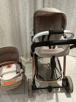 Παιδικό καρότσι Kiddo Jazz σαν καινούργιο με κάθισμα αυτοκινήτου και port Bebe
