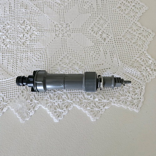 Gardena double and quadruple garden hose connectors with fertilizer distributor