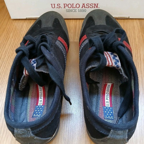 Men's U.S Polo sneakers used, size 41, black