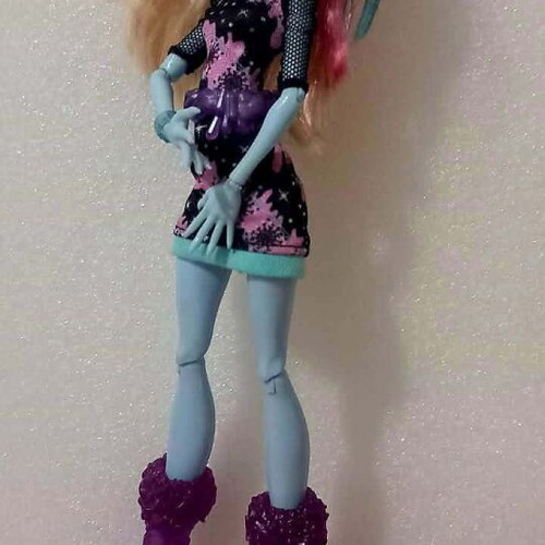 Monster High Abbey Bominable Coffin Bean doll used Mattel 2014