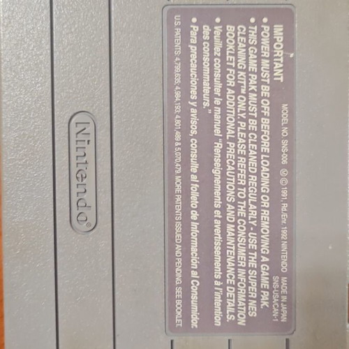 Super Nintendo Jurassic Park game used, PAL edition