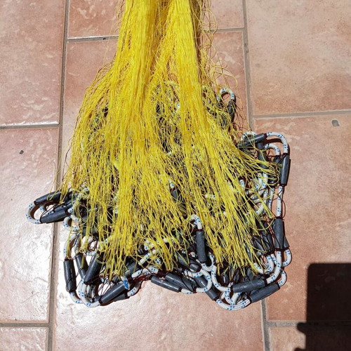 Handmade fishing cast net like new, 5 kg, 4.80 m diameter