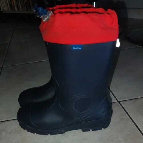 Muflon Galontzes Boots like new, size 35.5, blue and red