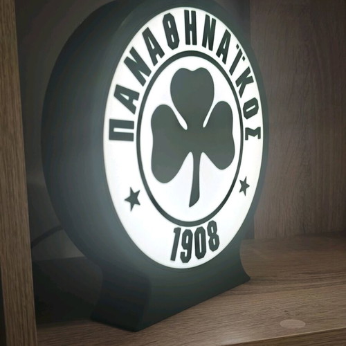 Panathinaikos 3D Printed Lamp like new