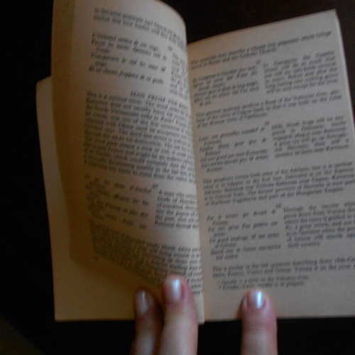 Nostradamus Prophecies book used, English text, 1979 edition, 432 pages