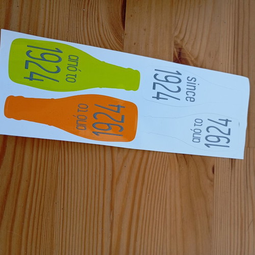 Epsa Collectible Numbered Glass Bottle New
