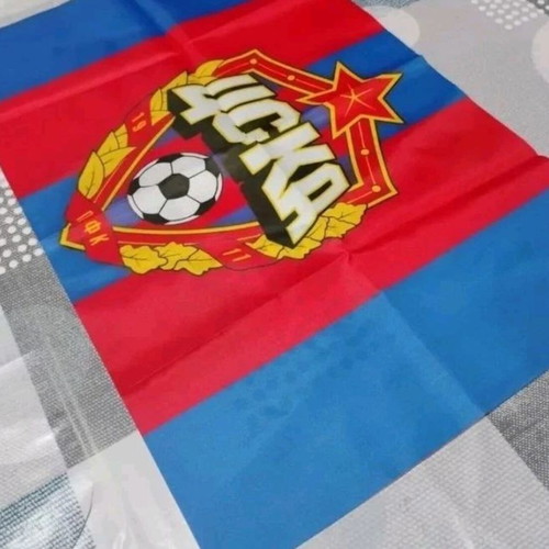 CSKA Moscow flag, polyester, 60 x 90 cm