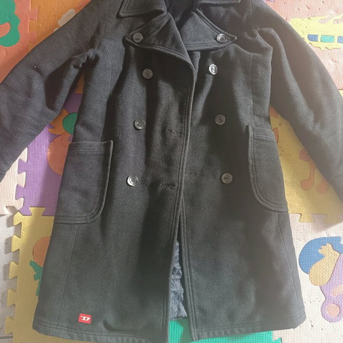 Diesel medium coat like new, black