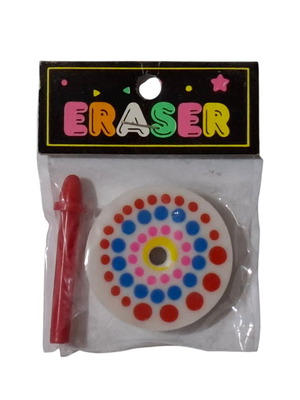 Vintage school eraser spinner from the 80s new collectible