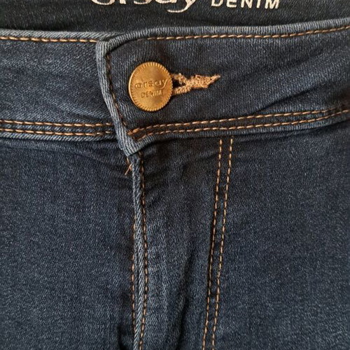 Women's denim jeans used, size 42, blue
