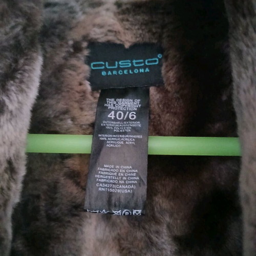 Custo Barcelona jacket coat like new, multicolored