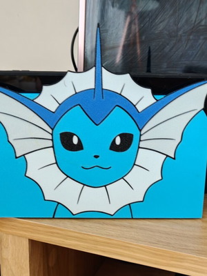 Nintendo Switch 2 3D Printed Vaporeon Faceplate Cover