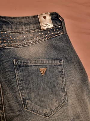 Guess skinny jeans with strass and studs new, size XS