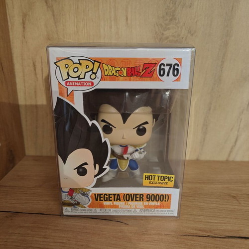 Funko Pop! Animation Dragon Ball Z Vegeta (Over 9000!) #676 Special Edition like new