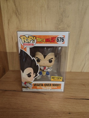 Funko Pop! Animation Dragon Ball Z Vegeta (Over 9000!) #676 Special Edition like new