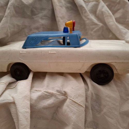 Plastic Vintage Police Car 60s used