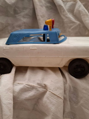 Plastic Vintage Police Car 60s used