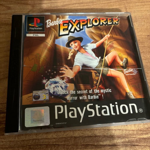 Barbie Explorer PS1 used, case cracked