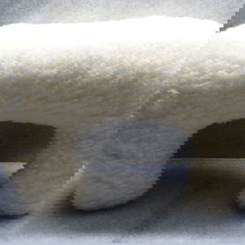 Μαξιλάρι ταξιδίου καινούργιο από 100% polyester με υφή γουνάκι