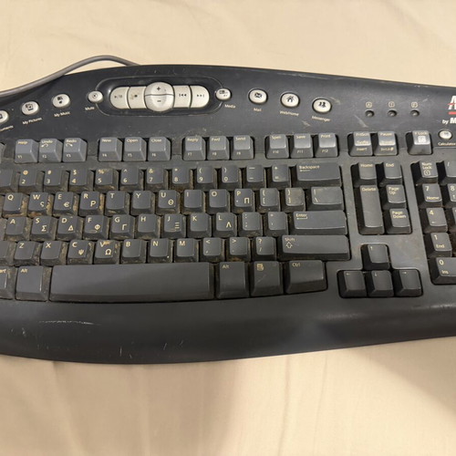 Altec Wired Keyboard used with signs of wear