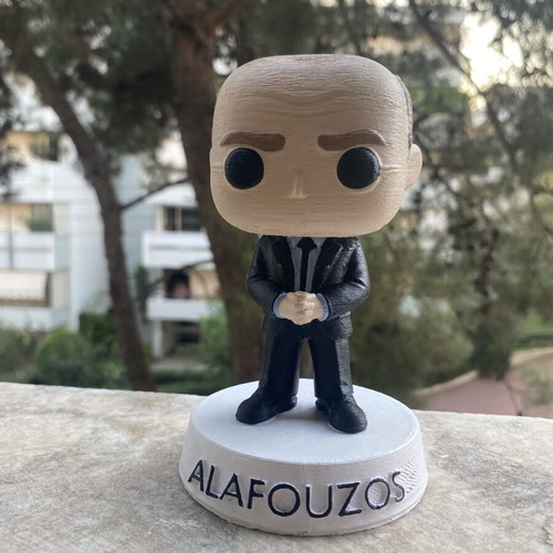 Custom φιγούρα Γιάννης Αλαφούζος 100% χειροποίητη