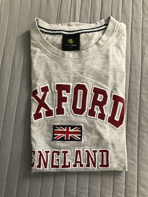 Gift Shop Britain T-shirt L σαν καινούργιο, γκρι με κεντητή στάμπα