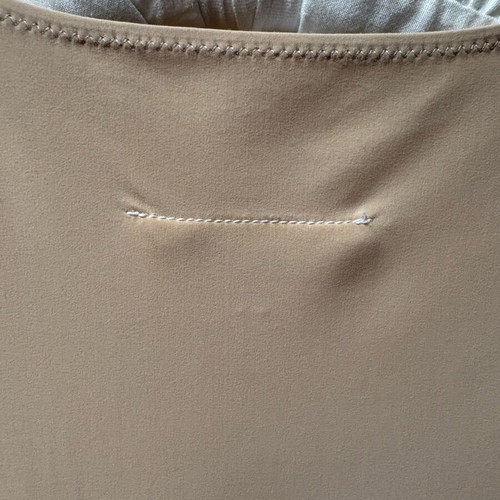MM6 Stretch long sleeve bodysuit like new, beige, size M