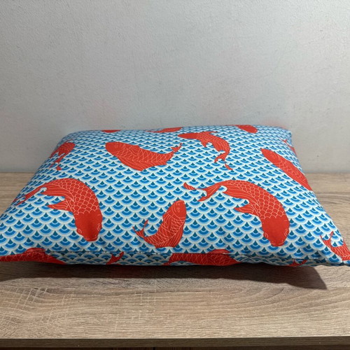 Pillow used with fish pattern 30x40cm