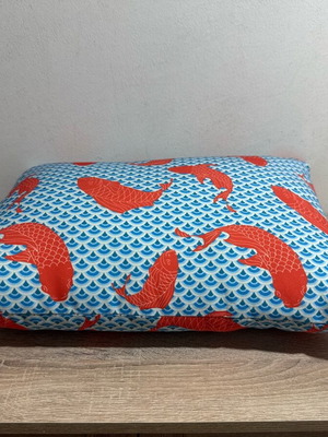Pillow used with fish pattern 30x40cm