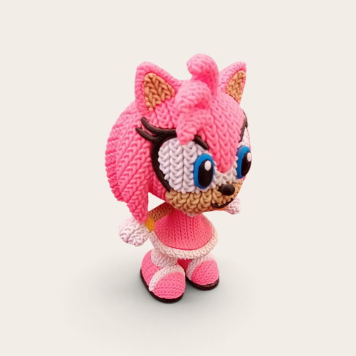 Amy Rose Sonic the Hedgehog 3D printed figure