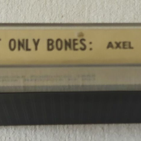 Not Only Bones Axel Romain cassette used, pop, rare 1986 Greek