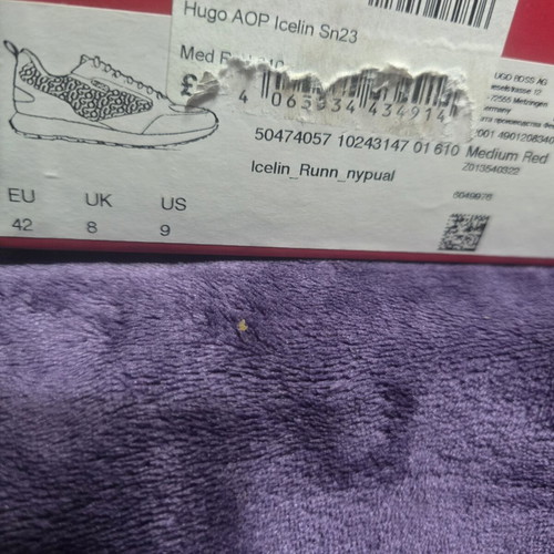 Hugo Boss sneakers size 42, red